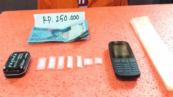 Sat Res Narkoba Polres Inhil Bekuk Warga Tembilahan Terkait Sabu